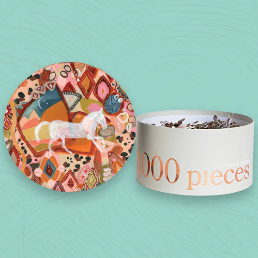1000 Piece Round Puzzle - When My Time Comes - Papilio & Flos