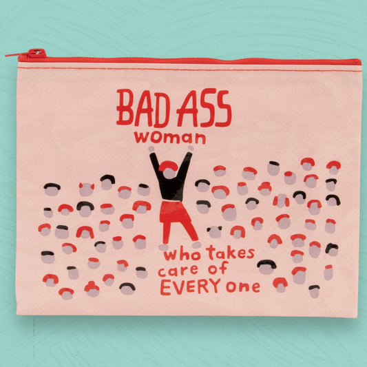 Bad Ass Woman Who Takes Care Of Everyone Zipper Pouch - Papilio & Flos