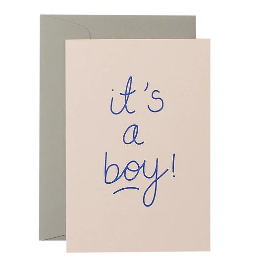 It's a Boy! Card - Papilio & Flos