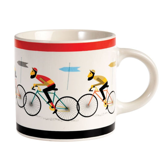 Le Bicycle Ceramic Mug - Papilio & Flos