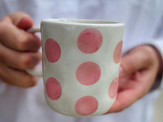 Noss Pink Spot Mug - Papilio & Flos