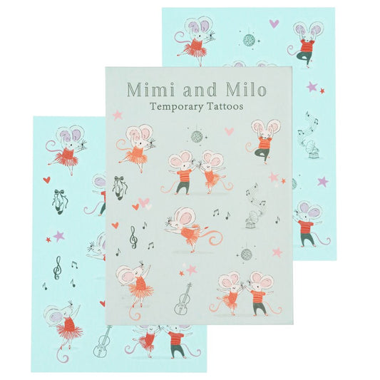 Temporary Tattoos – Mimi and Milo - Papilio & Flos